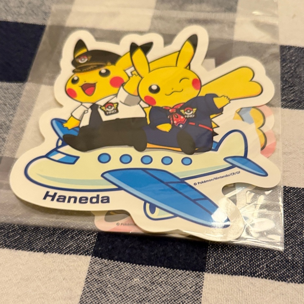 Haneda Airport Exclusive Pokémon Stickers (set of 3)